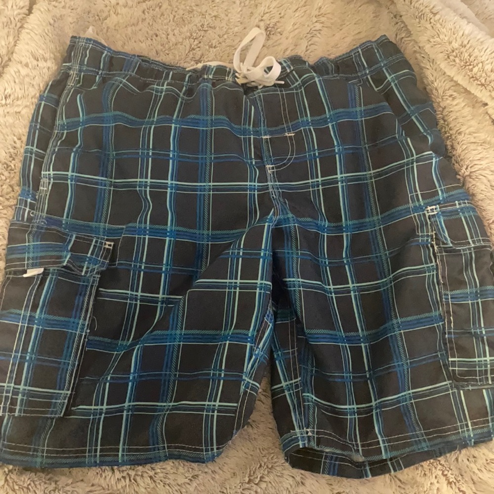 Men’s cargo swimming trunk